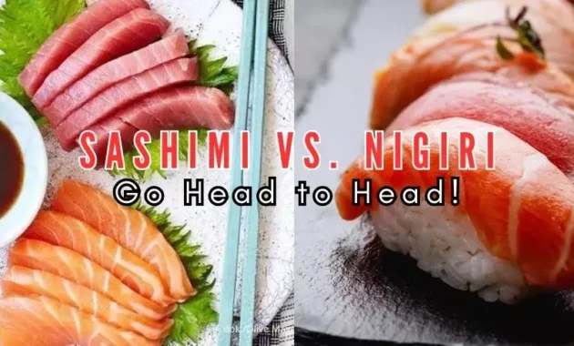 sashimi vs nigiri