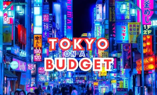 tokyo on a budget